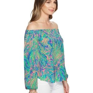 Adira Silk Off The Shoulder Top